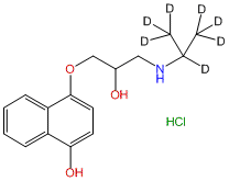 (±)-4-Hydroxypropranolol-d7 HCl (iso-propyl-d7)