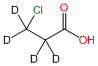 3-Chloropropionic-2,2,3,3-d4 Acid