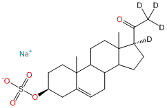 Sodium Pregnenolone-17α,21,21,21-d4 Sulfate
