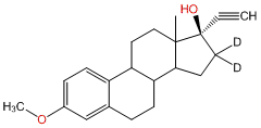 17α-Ethynylestradiol-16,16-d2 3-Methyl Ether
