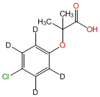 Clofibric-d4 Acid (4-chlorophenyl-d4)