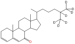 Cholesta-3,5-diene-7-one-25,26,26,26,27,27,27-d7