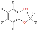 2-Methoxy-d3-phenol-3,4,5,6-d4