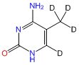 5-Methyl-d3-cytosine-6-d1