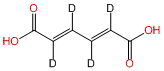 trans,trans-Muconic-d4 Acid