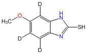 2-Mercapto-5-methoxybenzimidazole-4,6,7-d3