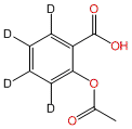 2-Acetoxybenzoic-3,4,5,6-d4 Acid