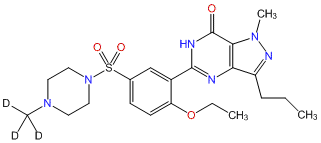 Sildenafil-d3 (N-methyl-d3-piperazine)