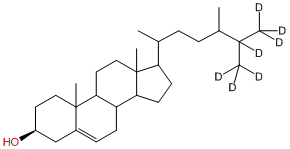 5-Cholesten-24(RS)-methyl-3β-ol-25,26,26,26,27,27,27-d7