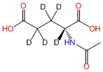 N-Acetyl-D-glutamic-2,3,3,4,4-d5 Acid