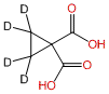 1,1-Cyclopropane-2,2,3,3-d4-dicarboxylic Acid