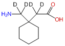 Gabapentin-d4 (aminomethyl-d2; acetic-d2 acid)
