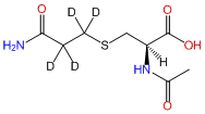 N-Acetyl-S-(2-carbamoylethyl-d4)-L-cysteine