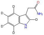 Indole-2,4,5,6,7-d5-3-acetamide