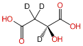 (S)-(-)-Malic-2,3,3-d3 Acid