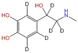 (±)-Epinephrine-2,5,6,α,β,β-d6