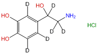 (±)-Norepinephrine-2,5,6,α,β,β-d6 HCl