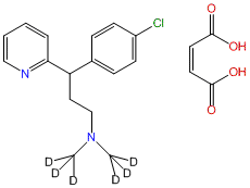 (±)-Chlorpheniramine-d6 Maleate (N,N-dimethyl-d6)