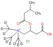 3-Methylbutyryl-DL-carnitine-d9 HCl (N,N,N-trimethyl-d9)