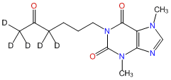 Pentoxifylline-4',4',6',6',6'-d5