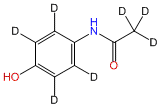N-(4-Hydroxyphenyl-2,3,5,6-d4)acetamide-2,2,2-d3