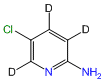 2-Amino-5-chloropyridine-3,4,6-d3