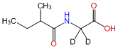 (±)-N-(2-Methylbutyryl)glycine-2,2-d2