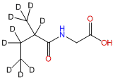(±)-N-(2-Methylbutyryl-d9)glycine