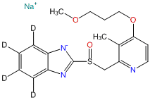 Rabeprazole-d4 Sodium Salt (benzimidazole-4,5,6,7-d4)