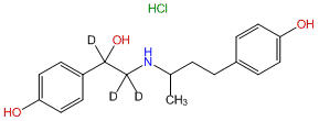 Ractopamine-d3 HCl (2-hydroxyethyl-1,1,2-d3) (mixture of diastereomers)