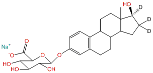 Sodium 17β-Estradiol-16,16,17-d3 3-Glucuronide