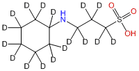 3-(Cyclohexylamino)-1-propanesulfonic-d17 Acid