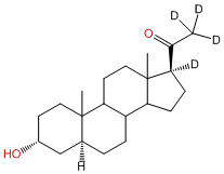 5α-Pregnan-3α-ol-20-one-17α,21,21,21-d4