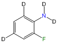 2-Fluoroaniline-4,6-d2,ND2