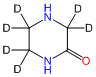 2-Oxopiperazine-3,3,5,5,6,6-d6