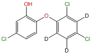 Triclosan-d3 (2,4-dichlorophenoxy-d3)