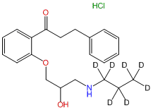 (±)-Propafenone-d7 HCl (n-propyl-d7)