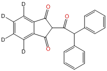 Diphacinone-d4 (indanedione-4,5,6,7-d4)