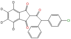 (±)-Chlorophacinone-d4 (indanedione-4,5,6,7-d4)