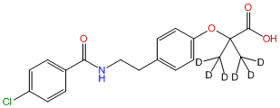 Bezafibrate-d6 (dimethyl-d6)