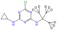 2-tert-Butylamino-d9-4-chloro-6-cyclopropylamino-1,3,5-triazine