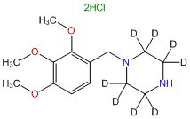 Trimetazidine-d8 2HCl (piperazine-d8)