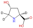 trans-4-Hydroxy-L-proline-2,5,5-d3