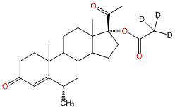 4-Pregnen-6α-methyl-17α-ol-3,20-dione Acetate-d3