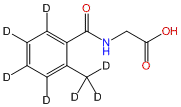 N-(2-Methyl-d3-benzoyl-d4)glycine