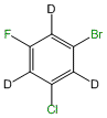 1-Bromo-3-chloro-5-fluorobenzene-d3