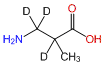 (±)-3-Amino-iso-butyric-2,3,3-d3 Acid