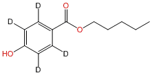 n-Pentyl 4-Hydroxybenzoate-2,3,5,6-d4