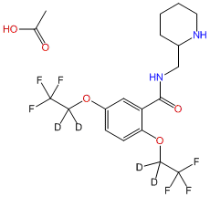Flecainide-d4 Acetate [bis(2,2,2-trifluoroethoxy-1,1-d2)]