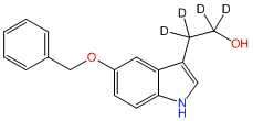 5-Benzyloxytryptophol-α,α,β,β-d4